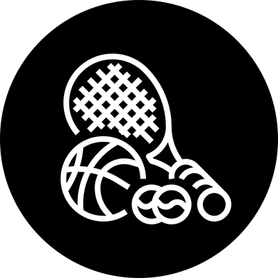 Sports equipment icon