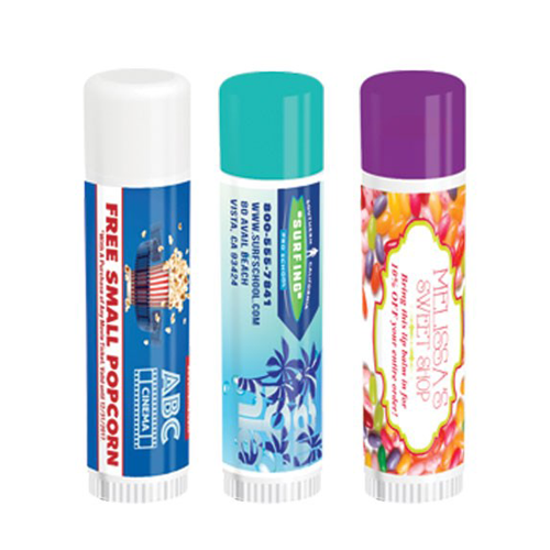•	The Lip Balm with Plastic Calmshell and Insert Card (#ZLBPWT-CLAMSHELL)