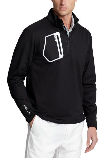 • Brushed Back Tech Jersey ¼ Zip With Reflective Pocket (PRLX07)