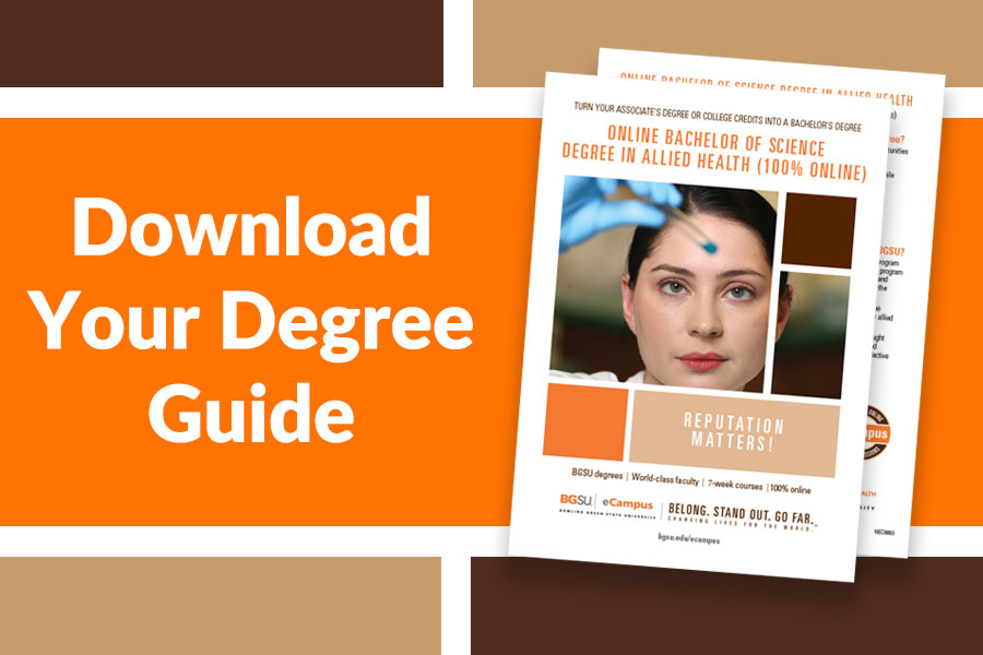 Learn more about BGSU's online Allied Health bachelor's degree program