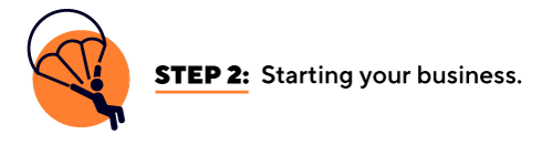 Step 2: Starting your business