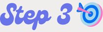 Step 3 with a target icon