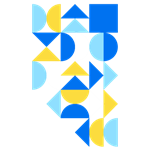 geometric shapes made into the shape of Alberta