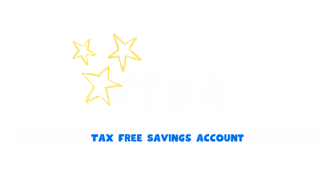 Animated img - TFSA (Tax free savings account) with floating stars