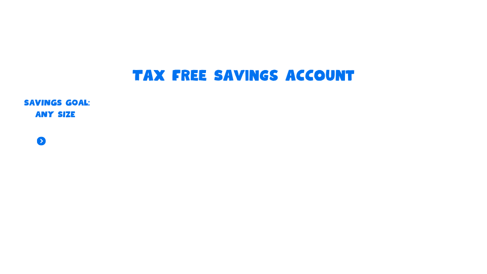 TFSA - Any size savings goal