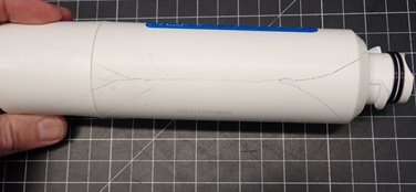 Blue building with two trees icon