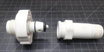 Blue building with two trees icon