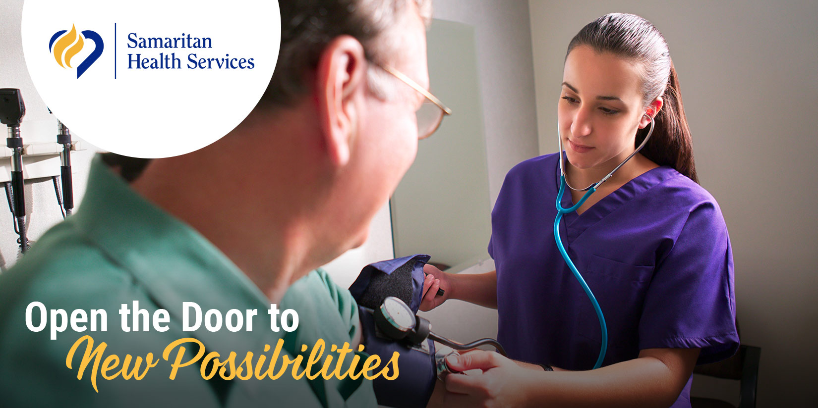 Nurse opening the door to new possibilities