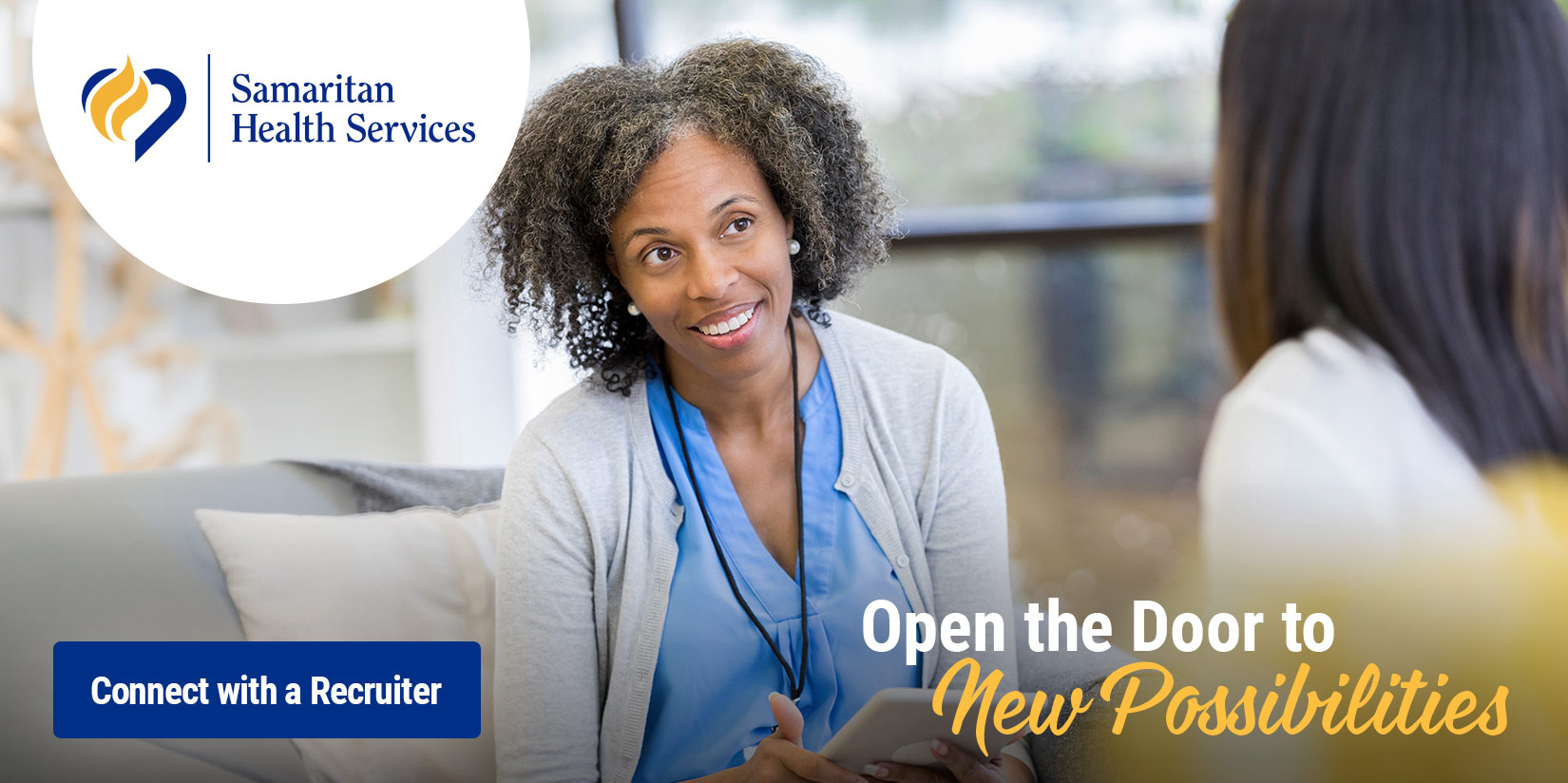 Nurse opening the door to new possibilities