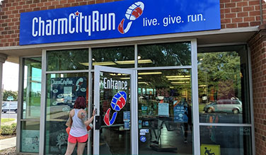 Charm City run storefront