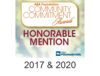 ABA Community Commitment Honorable Mention Award