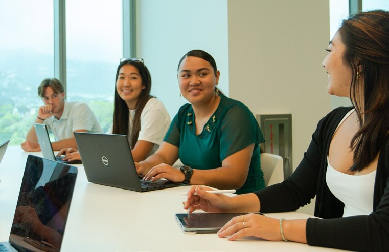 ASB Teammates in meeting