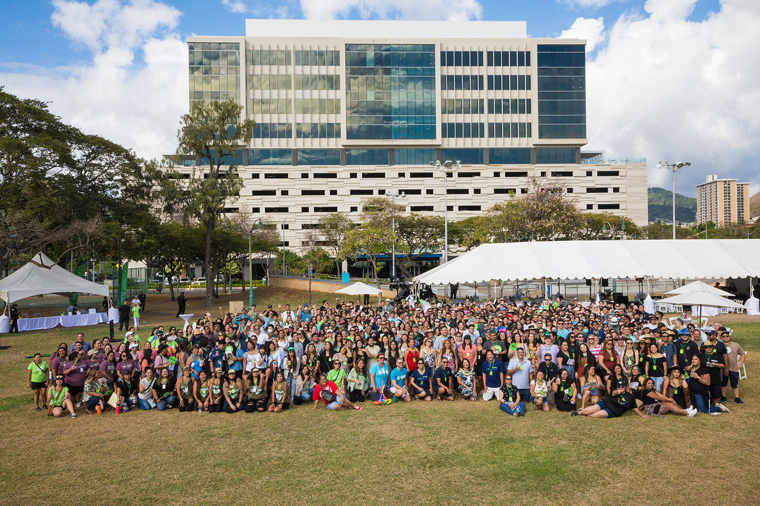 ASB teammates at a parade