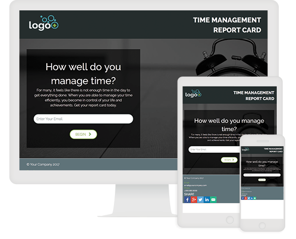 ion interactive Quick Start Report Card with Dynamic Assets
