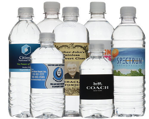 Label Water Examples in Many Sizes