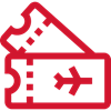 Plane tickets icon