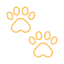 Paw prints icon