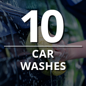 10. Car Washes