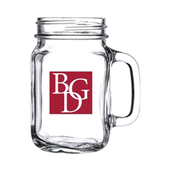 16.5-oz. Glass Handled Drinking Jar (JR624)