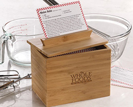 o 4” x 6” Zest Recipe Box (ZIP1239)