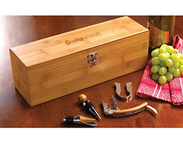 Tannin Bamboo Wine Bottle Case (ZIP1361)