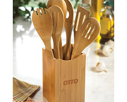 7-Piece Bamboo Utensil Set (ZIP1335)