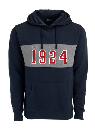 Premium Cotton Blocked Fleece Pullover Hoodie (3283)