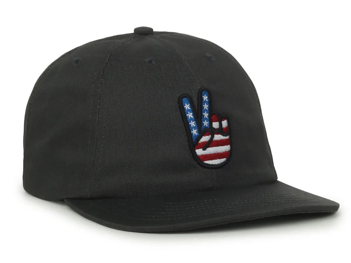 Made in USA Solid Back Dad Cap (AM-111)