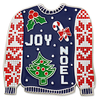 Ugly Christmas Sweater Pin (C1314)