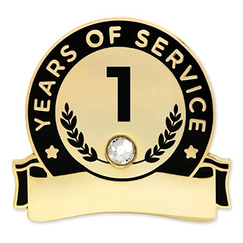 Years of Service Pins - Engravable