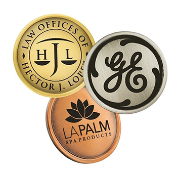 Custom Laser Etched Lapel Pin