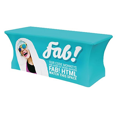 Premium Stretch Table Cover 6ft 4-Sided With Dye-Sublimation (CPN-554036323)