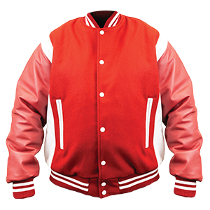 Wool Leather Jacket with Body Insert (6000)