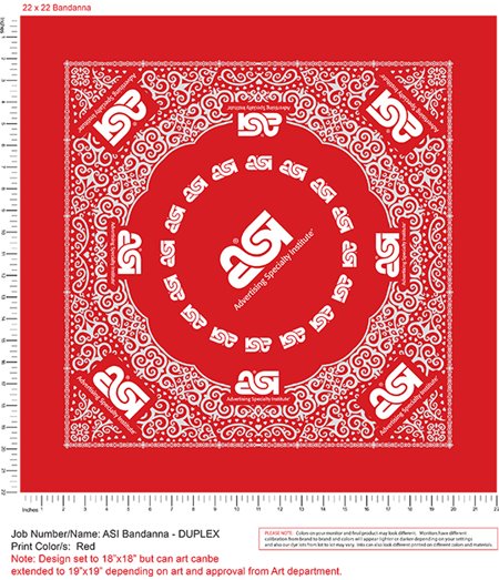 ASI duplex bandanna setup