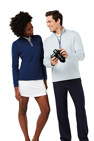 Men’s Original Penguin Clubhouse Mock Pullover (OGKSA049) & Women’s Original Penguin Clubhouse Mock Pullover (OGKSB222)