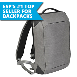 15.6" Ultimate Everyday Laptop Backpack in Heather Gray (KB9019)