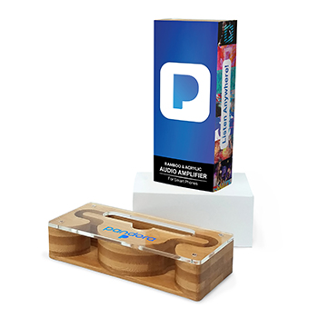 Bamboo & Acrylic Phone Amplifier (PHAW-ACR-CU)