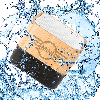 Bamboo Splash Proof Bluetooth Speaker (BTSWPW-CU)