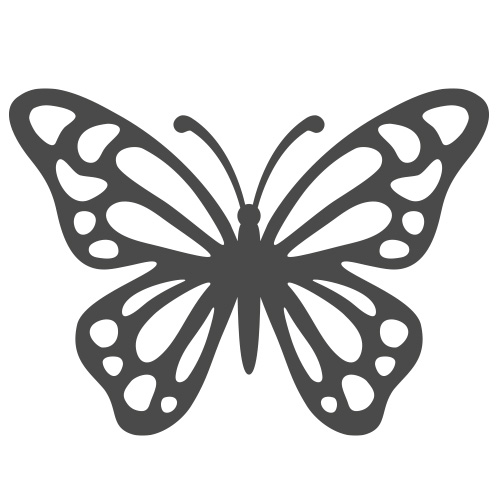 Monarch butterfly tent on campus