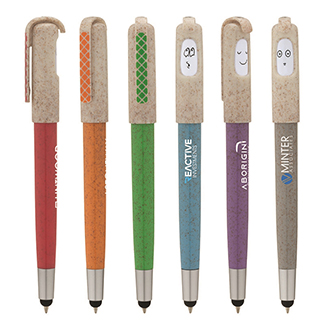 Charlie Plunge-Action Ballpoint/Stylus/Mood Pen (BV6220)