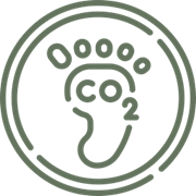 Carbon footprint icon