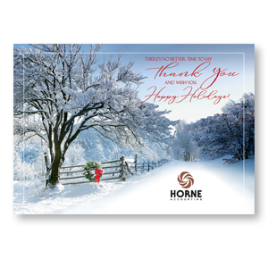 Thank You/Holiday card example