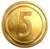 #5 coin