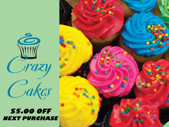 Crazy Cakes coupon