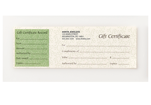 Gift Certificate