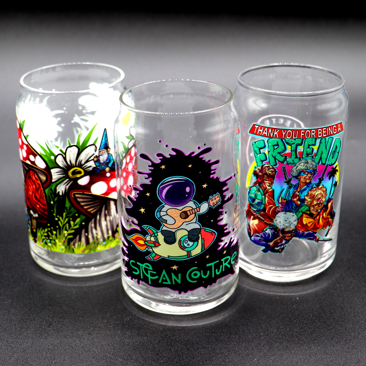 Decorative glass wear