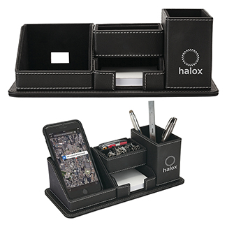 Oxford Desk Organizer W/ Phone Holder (ES9033)