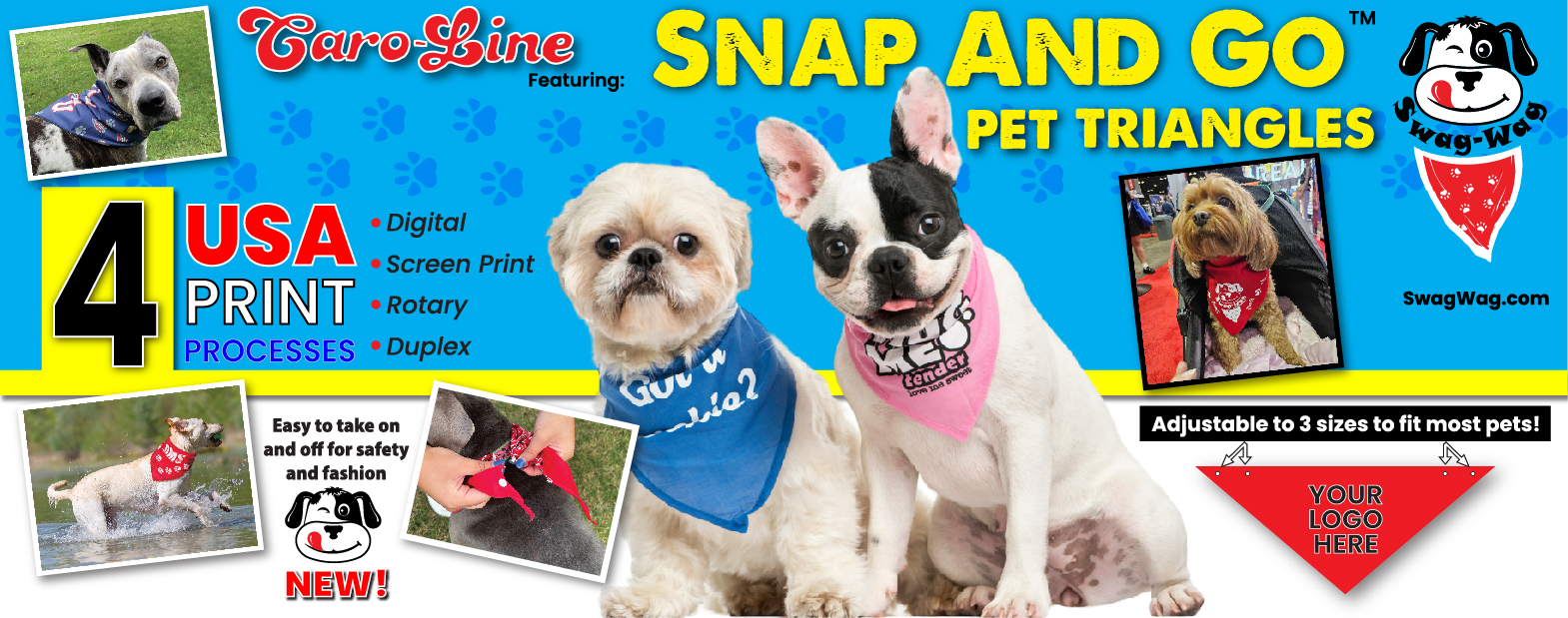 snap and go pet triangle