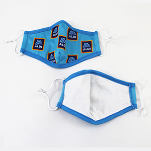 2-Ply Cotton/Polyester Face Mask With Full Color Sublimation (AD-MaskSub2)