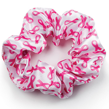 Pink Ribbon Hair Scrunchie (G-883)